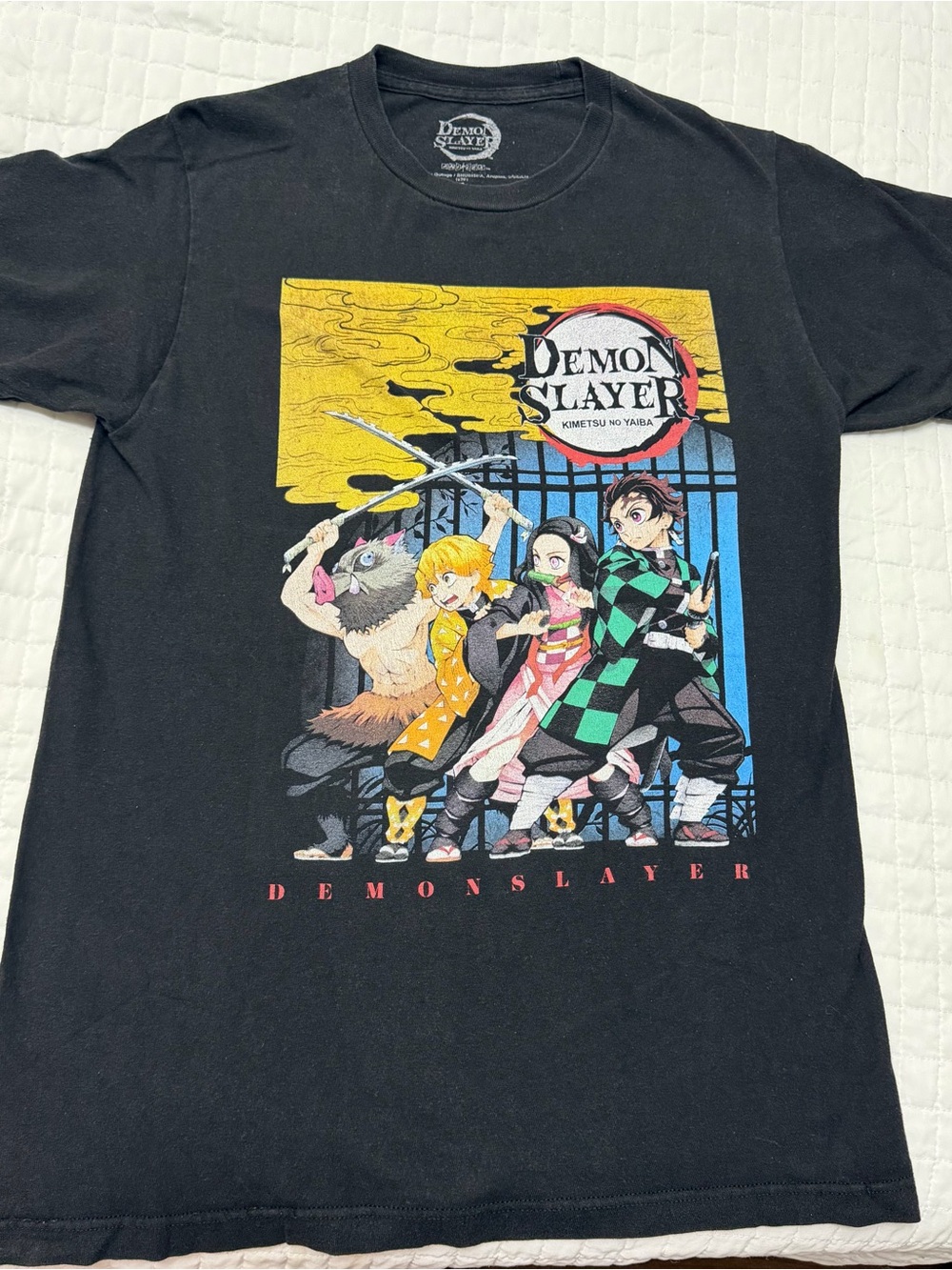 Demon Slayer Kimetsu No Yaiba Anime Graphic Tee Size S